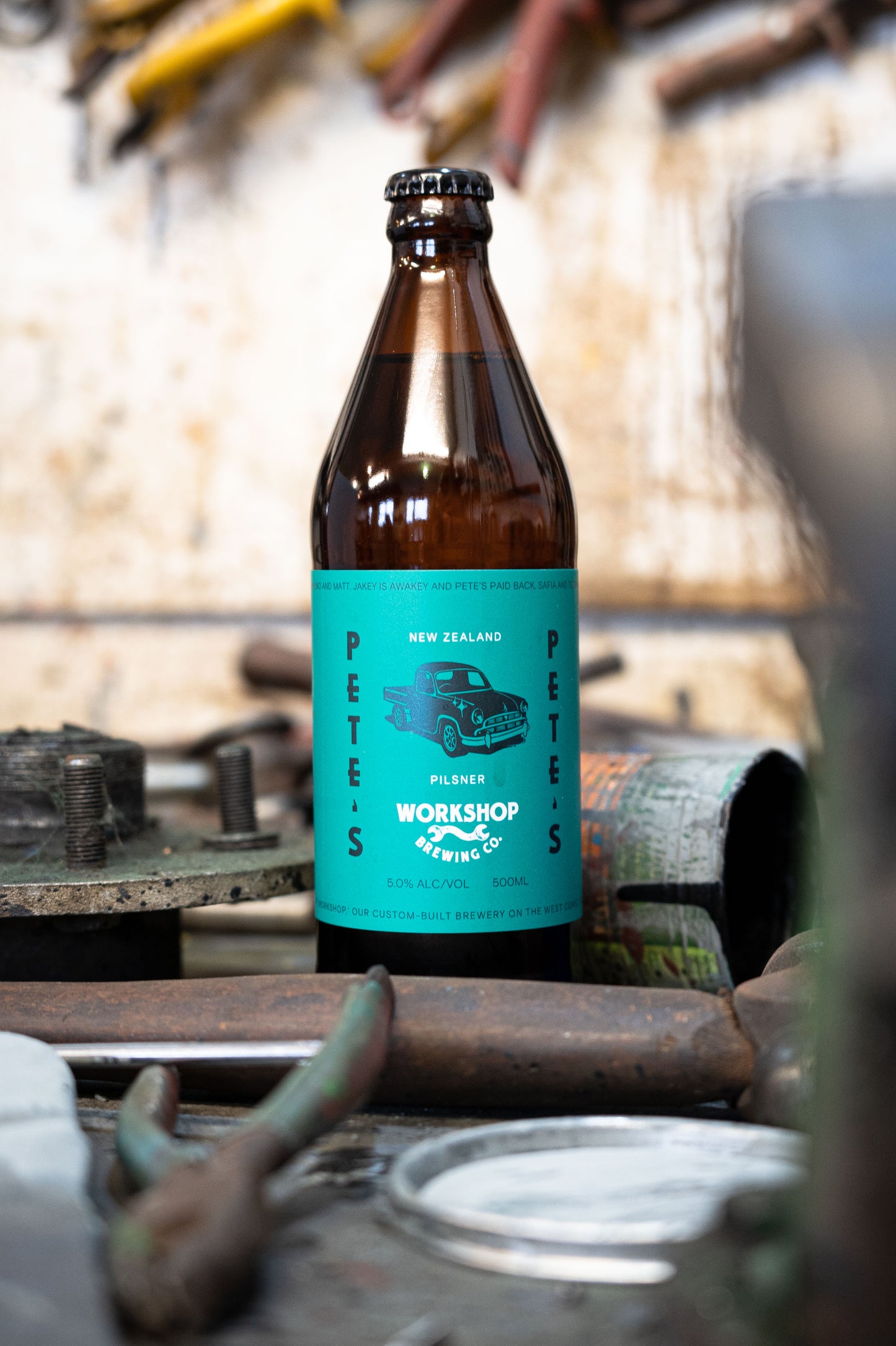 Pete's NZ Pilsner - 4 pack 500ml Bottles