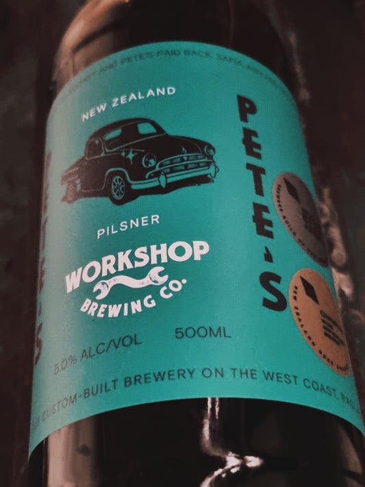 Pete's NZ Pilsner 6-Pack 500ml Bottles