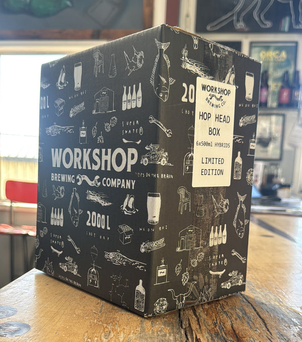Hop Head Mix Box 6 Pack 500ml Bottles – Workshop Brewing NZ